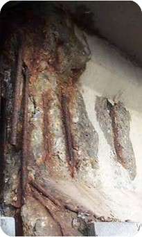 橋梁部材の錆び・腐食例