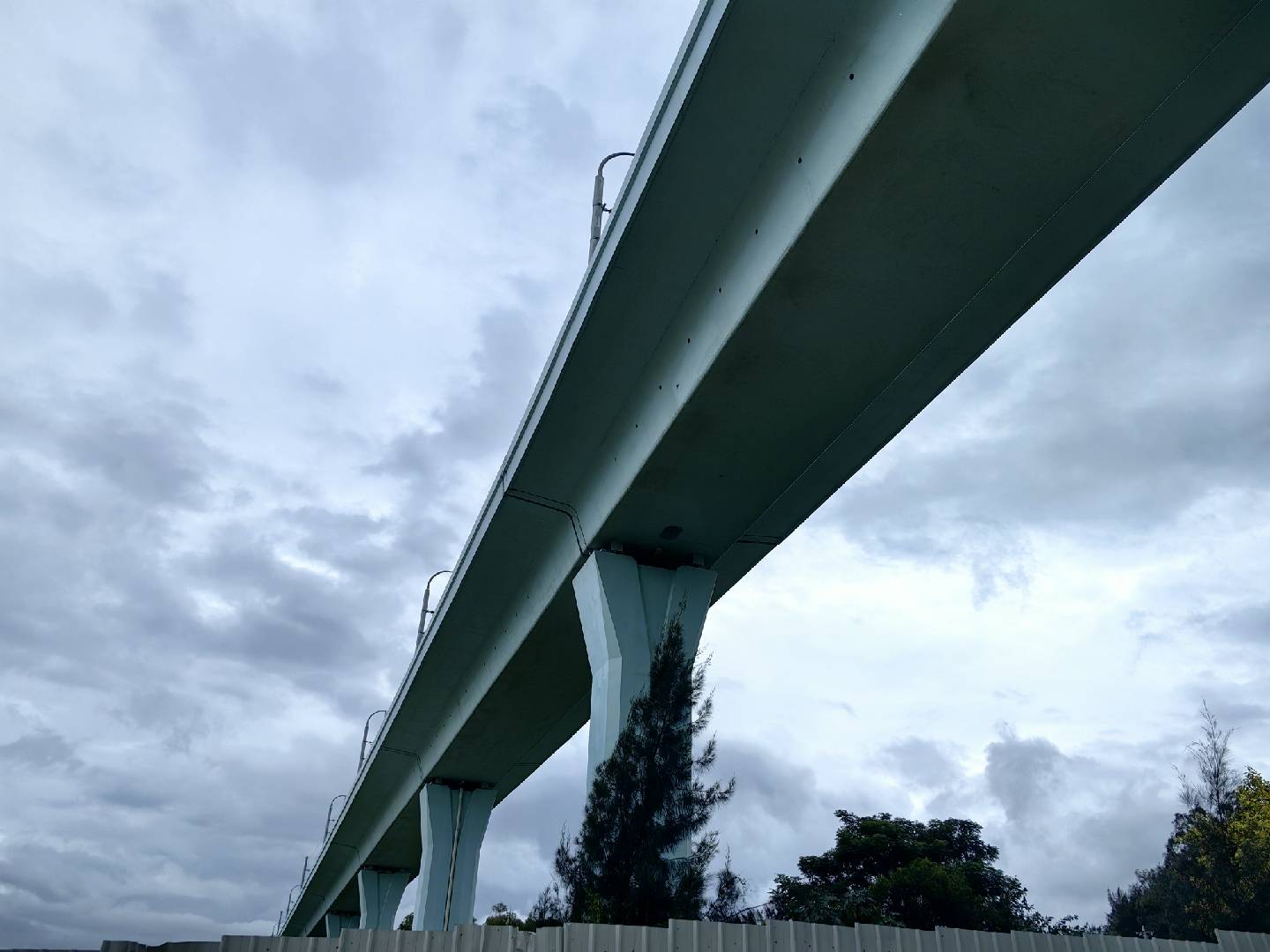 厦门4号线跨海大桥巡检现场